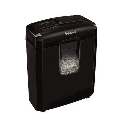 Fellowes Powershred 6C Cross-Cut Shredder - Black