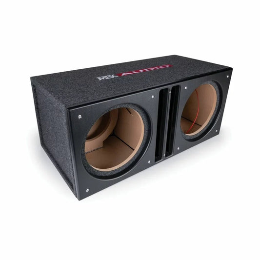 MTX Sledgehammer Dual 12 in Unloaded Ported Subwoofer Enclosure - SLH12X2