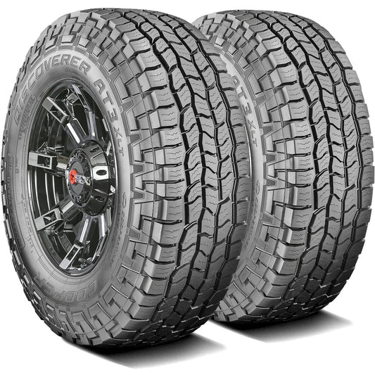 Cooper Discoverer AT3 XLT LT285/60R20 125/122S E 10 Ply All-Terrain Tires - Pair Of 2