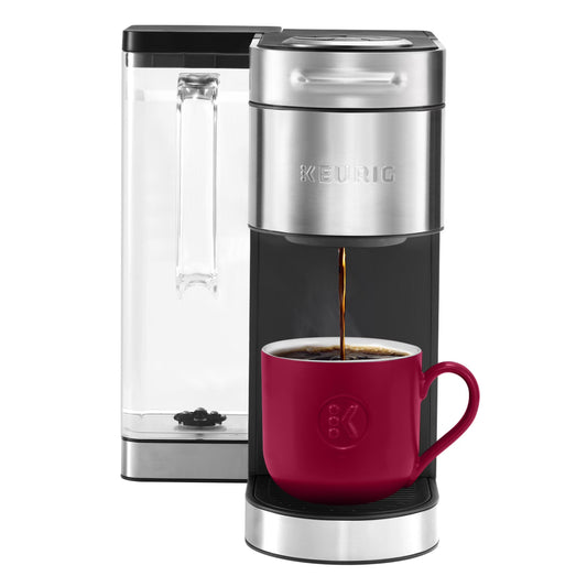 Keurig Single-Serve K-Cup Pod Coffee Maker, Steel - K-Supreme Plus