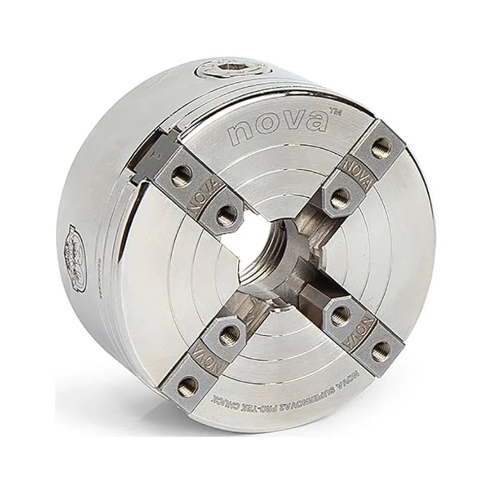 NOVA SUPERNOVA2 Insert Type Wood Turning Chuck And Jaw Set With T-Bar Wrench - 23262