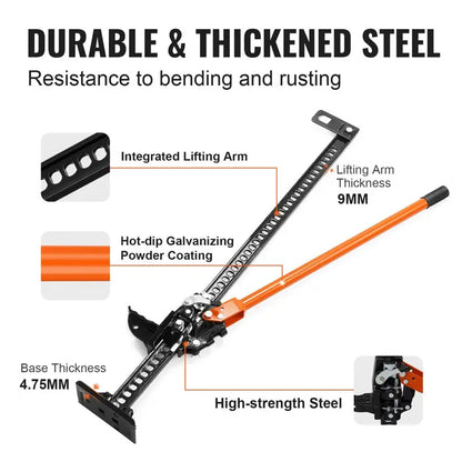 48 inch Off-Road Farm Jack Hoist, 7000 lbs - AH081048