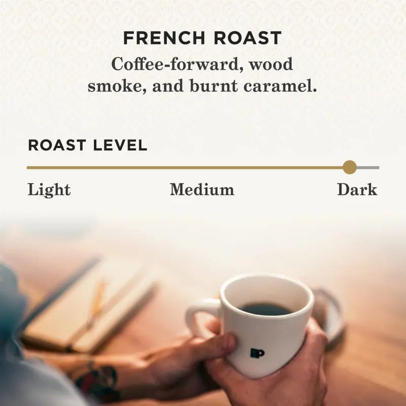 Peet's Coffee French Roast Dark Roast K-Cup Pods, 54 Count - Keurig Coffee Maker
