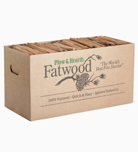 Plow & Hearth Fatwood Fire Starter Kindling Sticks, 35 lb Box