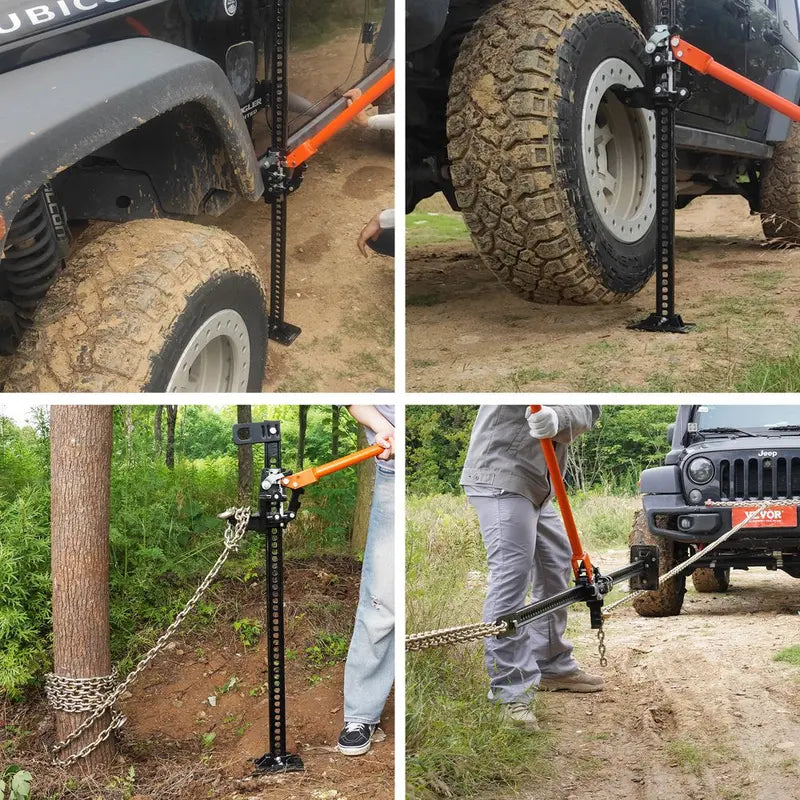 48 inch Off-Road Farm Jack Hoist, 7000 lbs - AH081048
