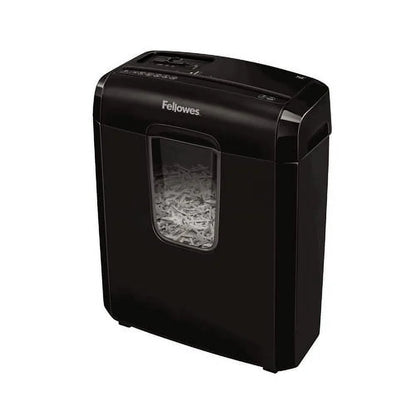 Fellowes Powershred 6C Cross-Cut Shredder - Black